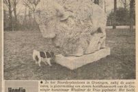 19820325 Nieuwsblad van het Noorden- Wisent naar Noorderplantsoen
